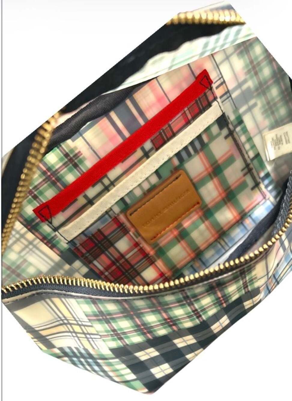 Y2K Tommy Hilfiger Plaid Print Belt Bag Fanny Pack - Picture 8 of 10